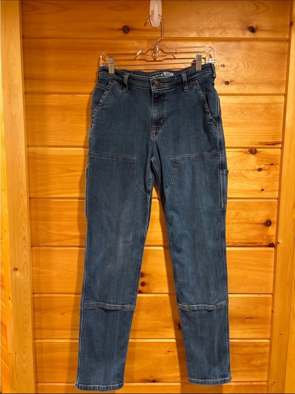 Carhartt Blue Straight-Leg Jeans
